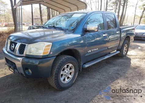 2005 Nissan Titan Le z USA, uszkodzony, nr VIN 1N6BA07B75N556777